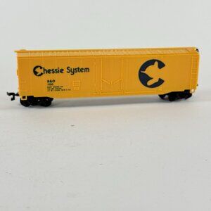 Vintage Bachmann HO Chessie System B&O 11098 Steel Plug Door Box Car Train